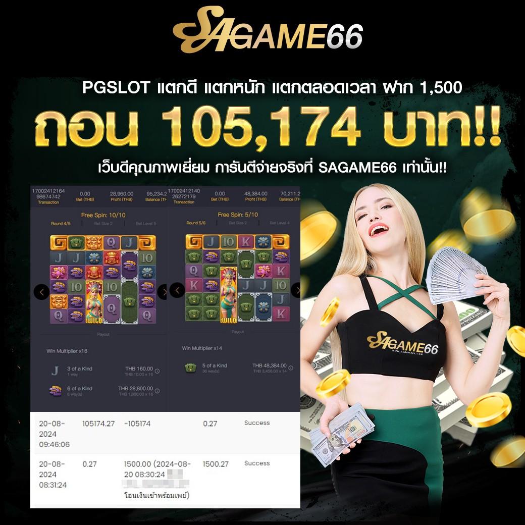 ซุปเปอร์พีจี 1688 คาสิโนออนไลน์ที่ดีที่สุดในไทย โบนัสจัดเต็ม!
